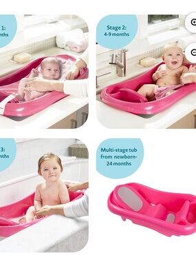 THE FIRST YEARS SURE COMFORT DELUXE NEWBORN TO TODDLER TUB
